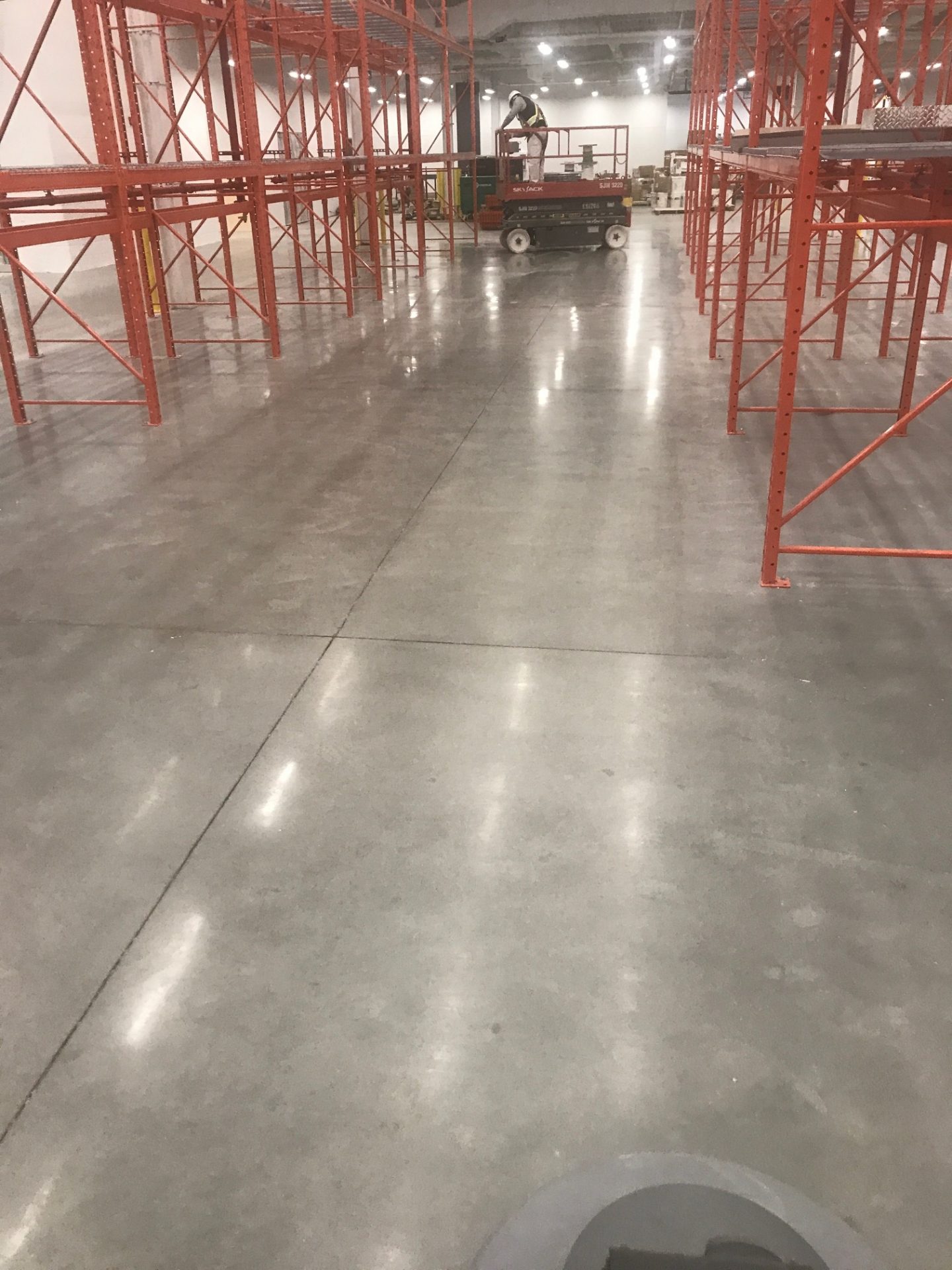 Canadian Blood Services - BTF Concrete Services - working with Bird Construction, 26,000 feet of polished concrete.