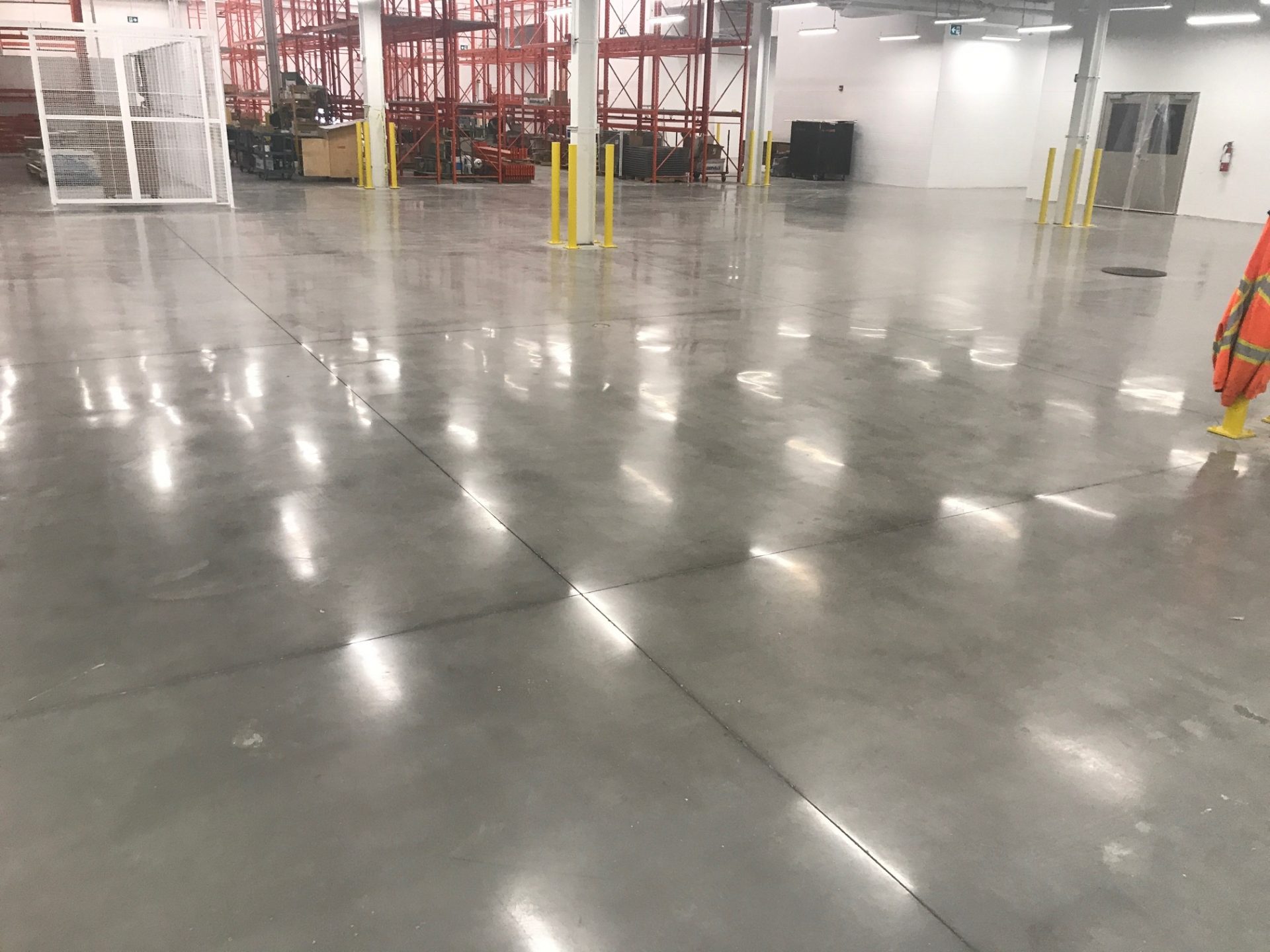 Canadian Blood Services - BTF Concrete Services - working with Bird Construction, 26,000 feet of polished concrete.