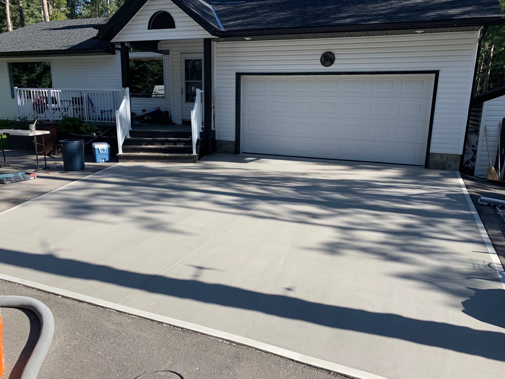 - Private Residence - BTF Concrete Services - Exterior concrete repair and resurface and garage repair systems.