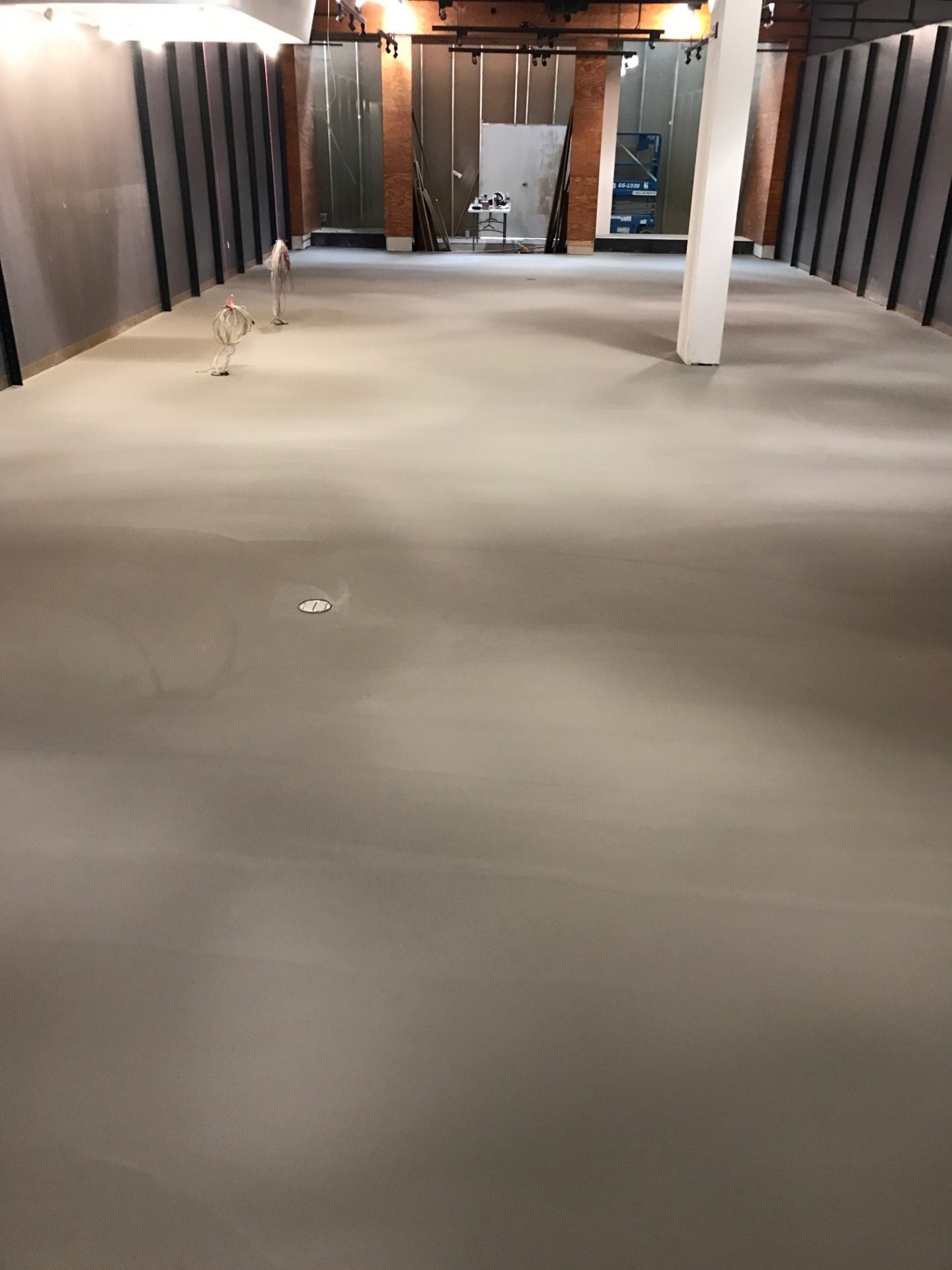 Zumiez red deer mall, 1 of 11 stores total we did across western Canada. -new self leveled concrete overlay sealed with a clear sealer.